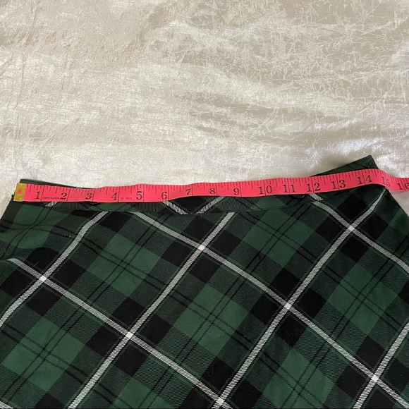 Royal Bones by Tripp NYC green plaid skirt - NO SUSPENDERS INCLUDED - Picture 10 of 10